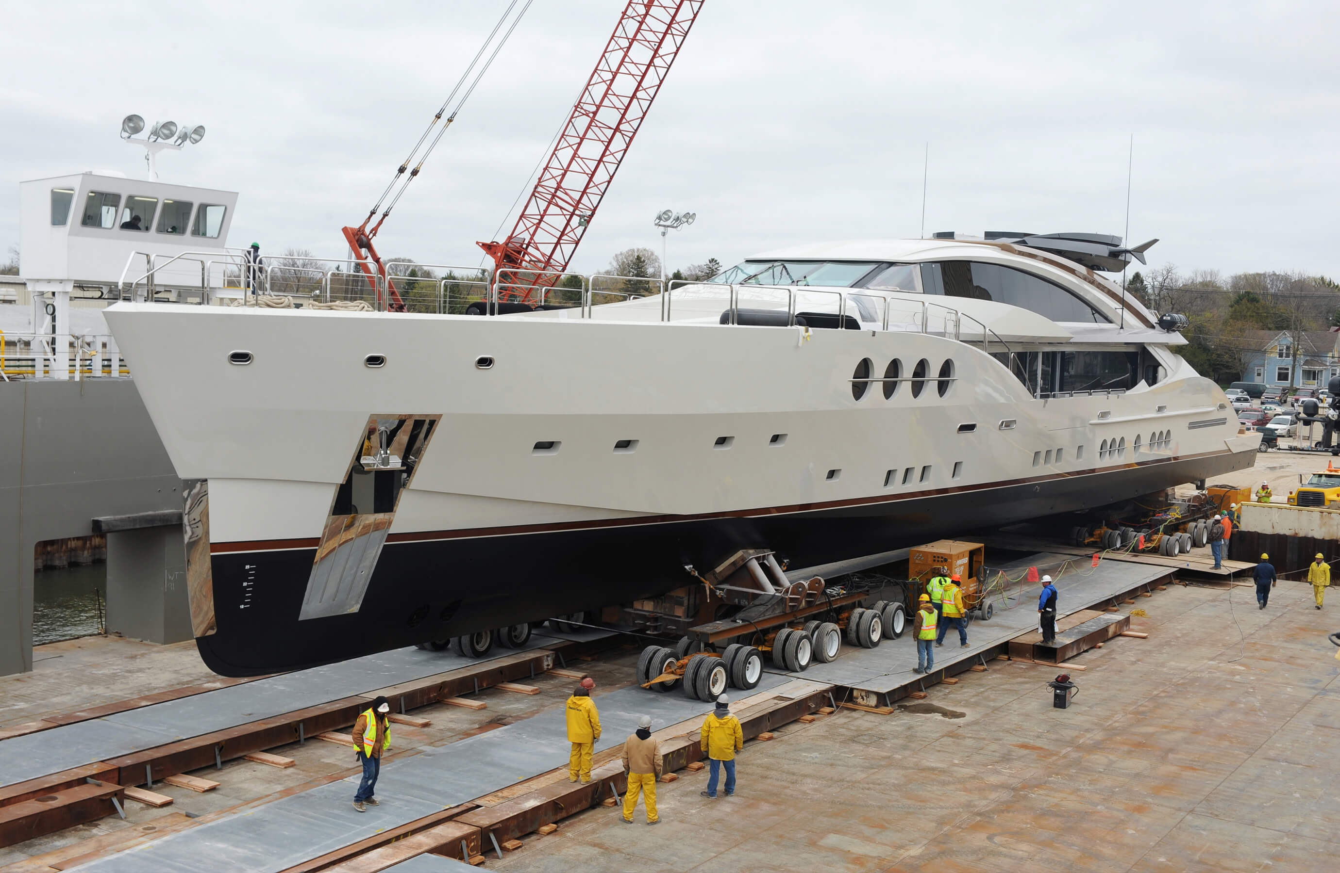 moving yachts around the world